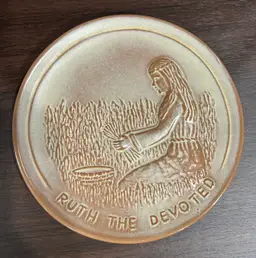 Frankoma Ruth the Devoted 7 inch Plate 1980