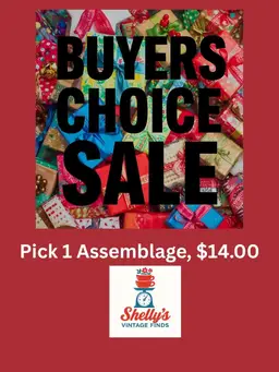 02 - Buyers Choice Pick 1 Christmas Assemblage, $14.00
