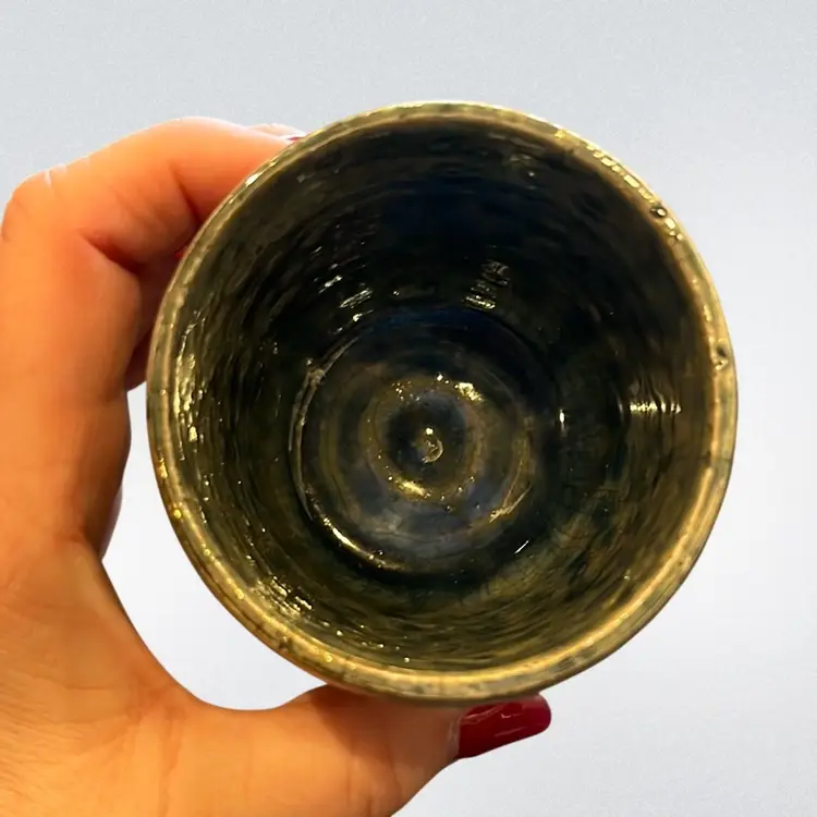 Raku Pottery Vessel Or Votive Holder | 2.75”