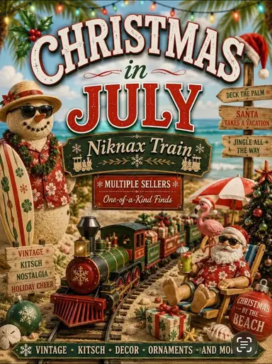 Christmas In July Niknax Train With Kim!