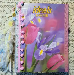 Handmade Ideals Magazine Junk Journal OOAK Easter Spring Themed