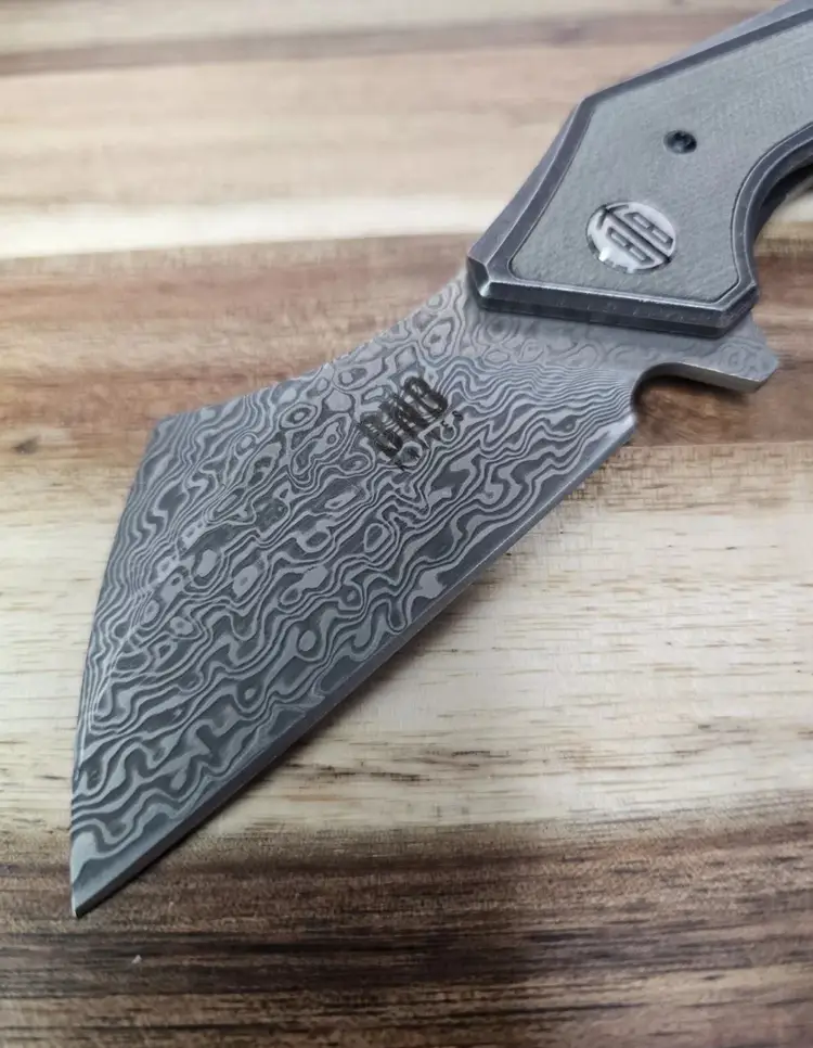 Bnb Knives Shark Fin Dmascus