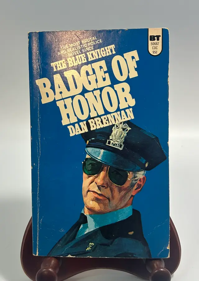 Vintage 'Badge of Honor' By Dan Brennan Paperback 1974 Belmont Tower Book