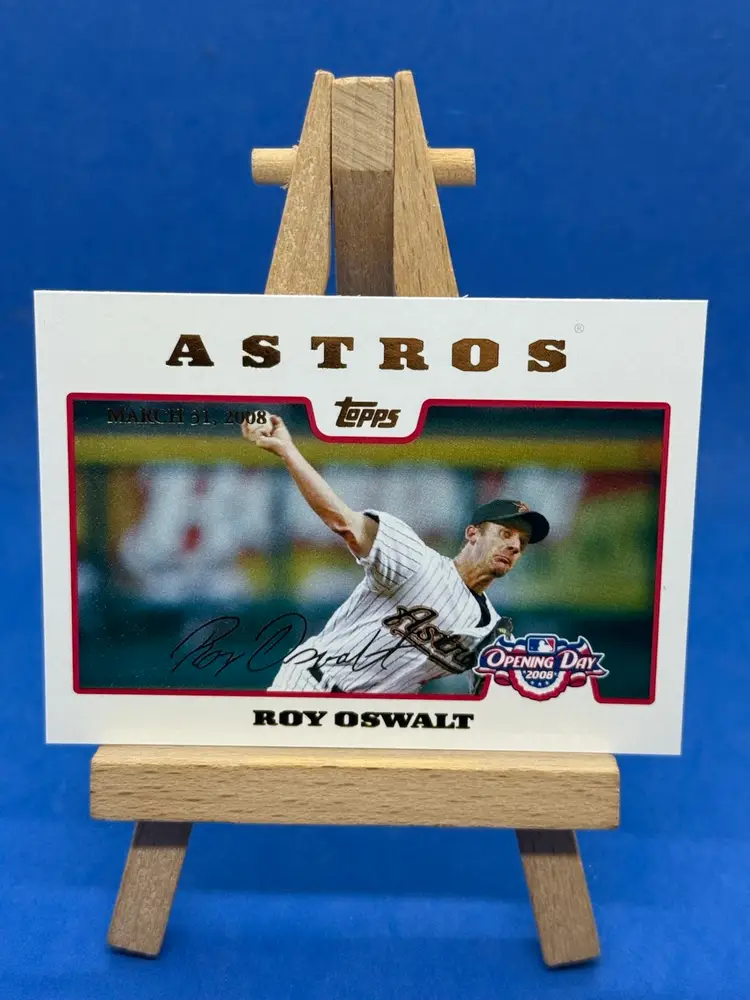 2008 Topps Opening Day Roy Oswalt #98 Gold /2199 Houston Astros A80