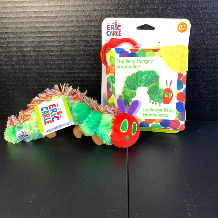 Eric Carle Caterpillar Plush & Book