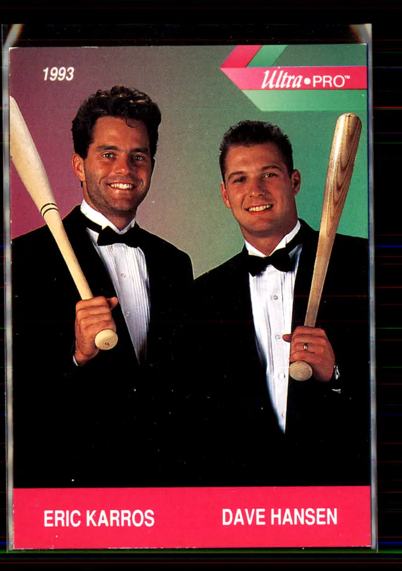Eric Karros/Dave Hansen #/100000 1993 Ultra PRO #5 of 5 - Los Angeles Dodgers - (146-199)