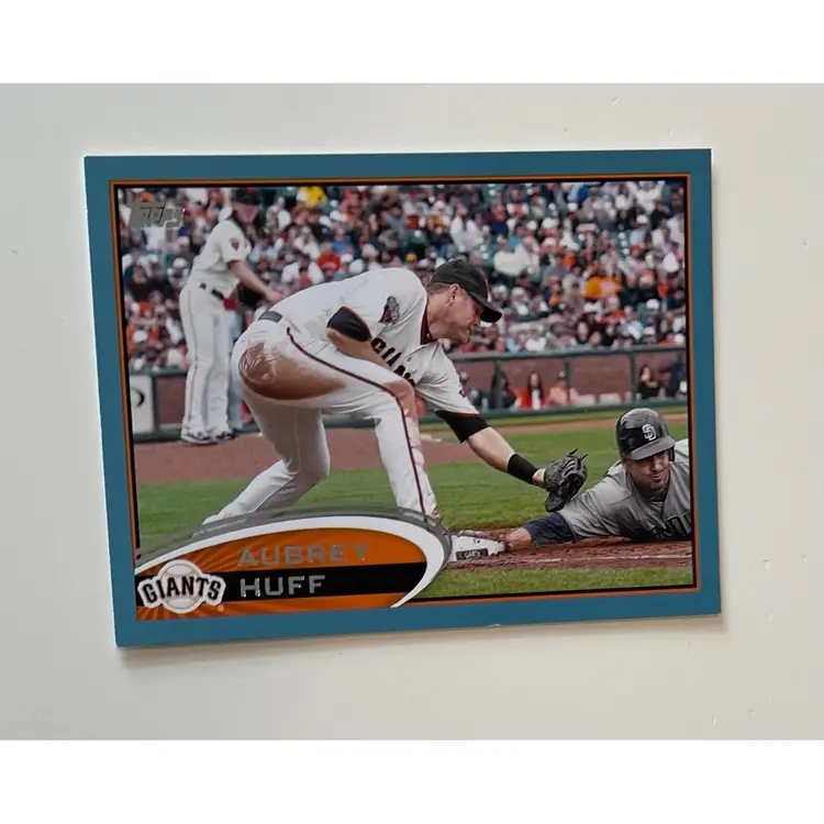 Aubrey Huff Blue Border San Francisco Giants