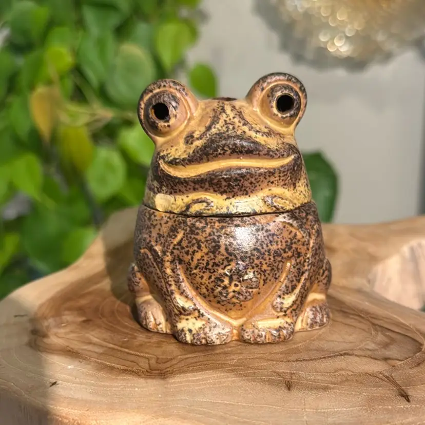 Japanese Frog Incense Burner