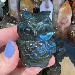 Labradorite Owl 30H