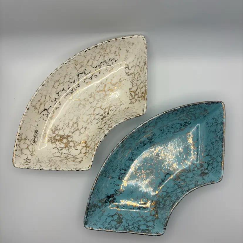 MCM Pottery Lazy Susan Set