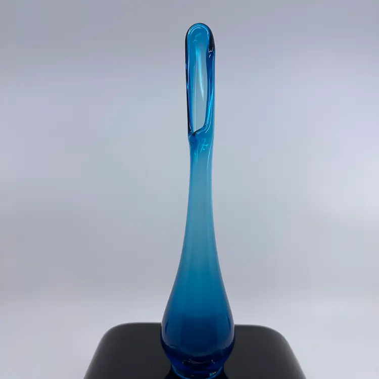 Vintage Viking Bluenique Swung Vase 10.5”