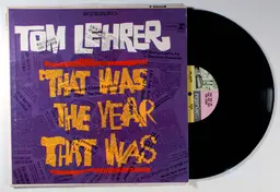 Tom Lehrer - That Was the Year That Was (1965) Vinyl LP; New Math, Satire Comedy