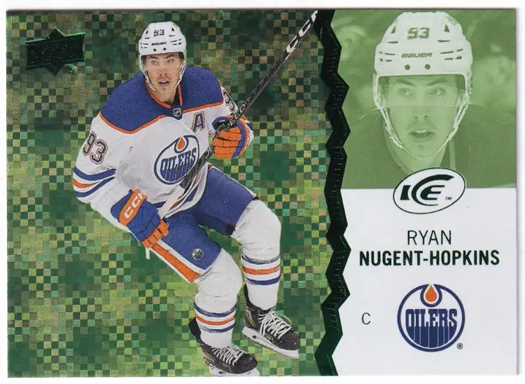 2023-24 Upper Deck Ice Green #89 Ryan Nugent-Hopkins Edmonton Oilers Hockey Card