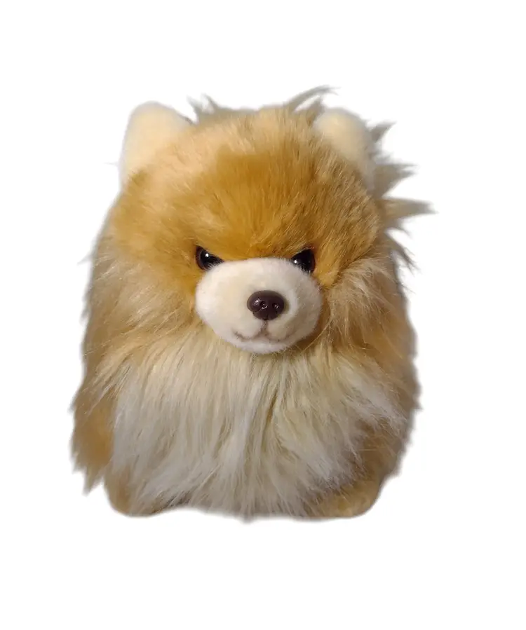Gund Boo World's Cutest Dog Buddy Realistic Long Hair Pomeranian Dog Plush Vtg