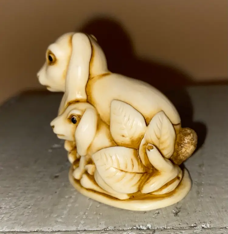 Adorable QT’s Harmony Kingdom “I Care” Figurine Bunny Rabbit