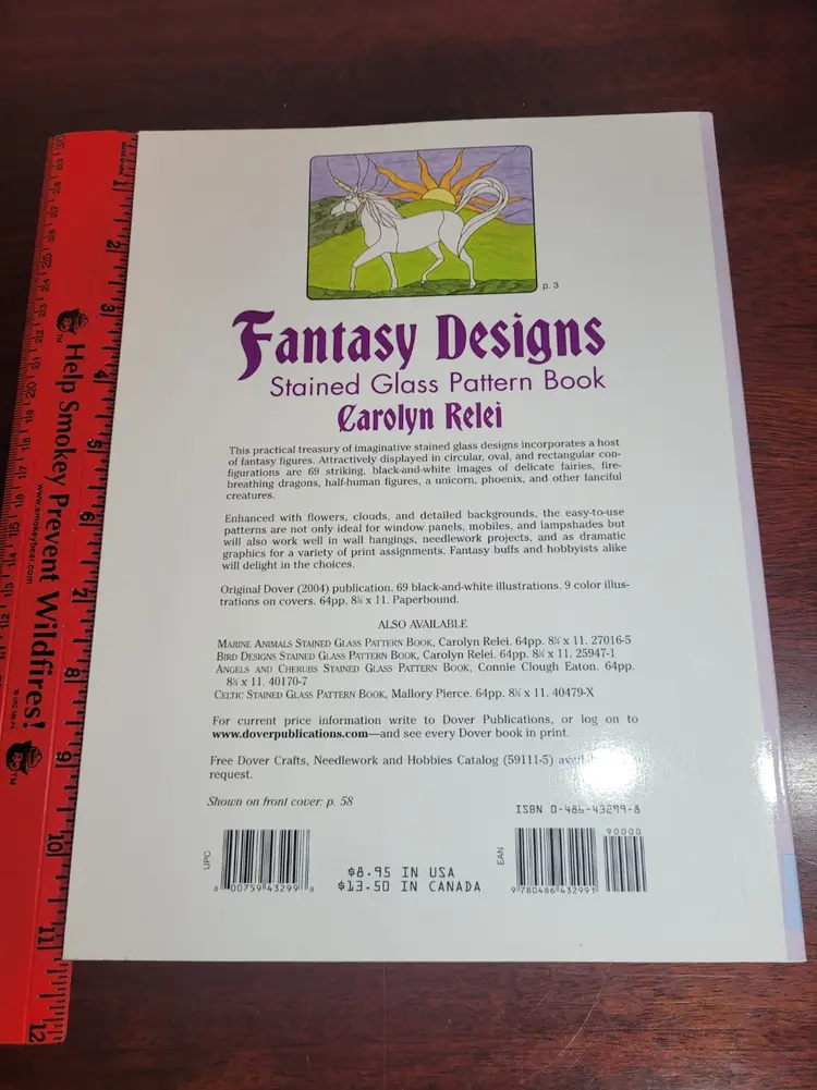 Fantasy Designs   Stained Glass pattern book