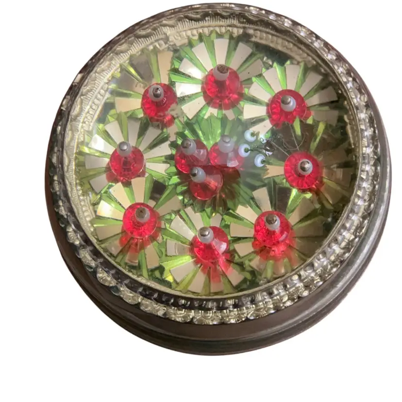 MCM Japanese Glass Dome Paperweight 1.5” X 3”