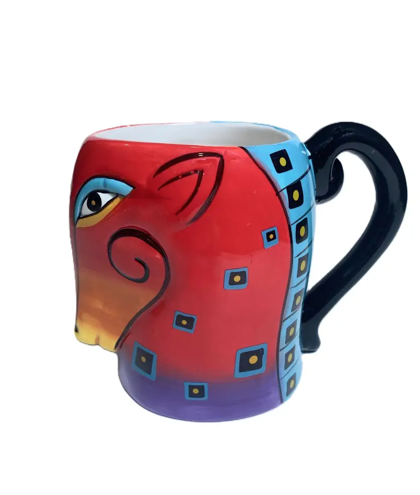 Laurel Burch Mare Mug 2014 Westland Giftware 16 Oz. Multicolor