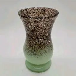 Monart Vasart Ysar Scottish Hand-Blown Art Glass Vase, c. 1960