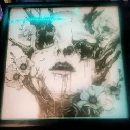 Custom laser engraved art