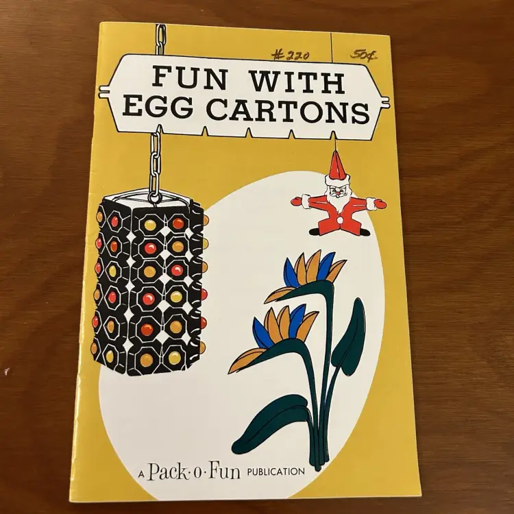 Vintage Pack O Fun Publication Fun With Cartons Retro Kids Activities Book 1967