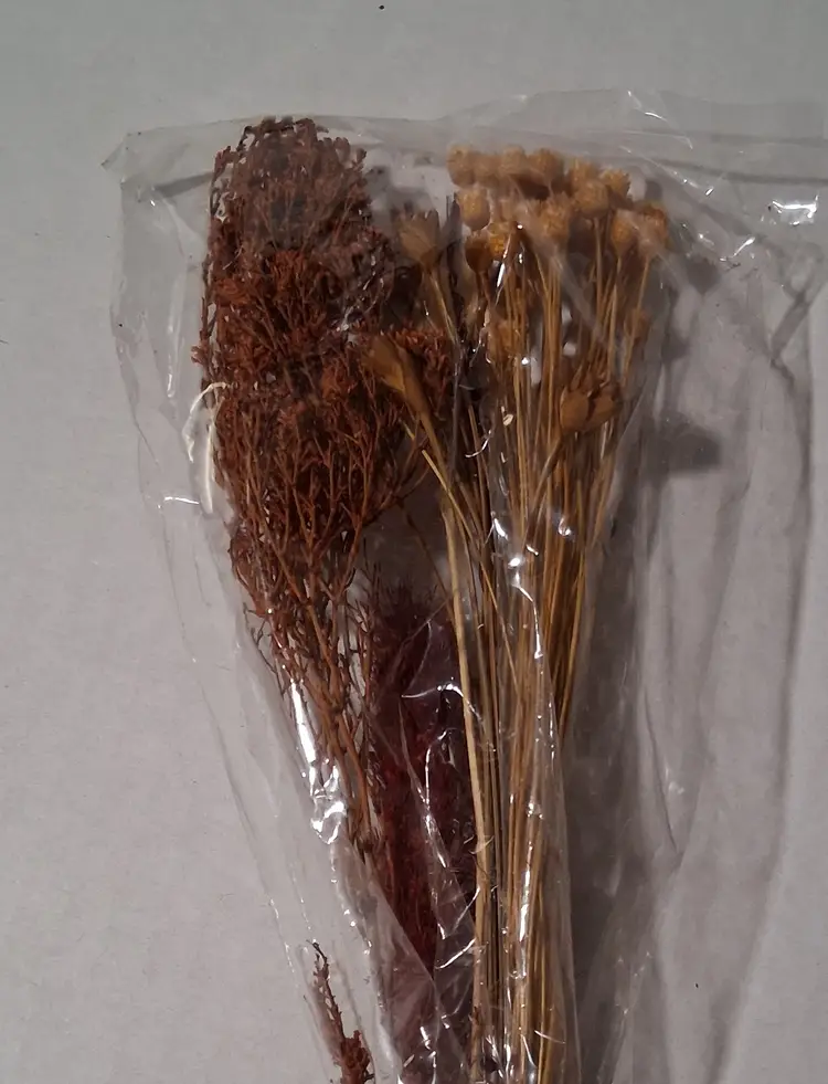 Lot of 4 Mini Bundles of Ashland Fall Dry Flowers ~ NEW