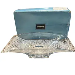 NAMBE’ PLANAR CRYSTAL BOWL Designed by Karim Rashid 5107 Large Original Box
