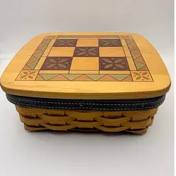 Vintage Longaberger 2001 Tic Tac Toe Basket