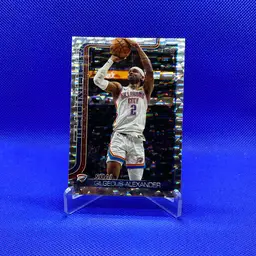 25-26 Topps Shai Gilgeous-Alexander Silver Pattern Foil Sp Oklahoma City Thunder