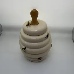 Harry And David Bee Honey Jar, 5.5 in H