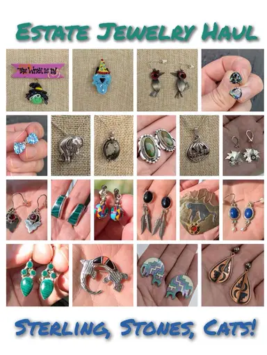 Estate Jewelry Haul - Sterling & More!