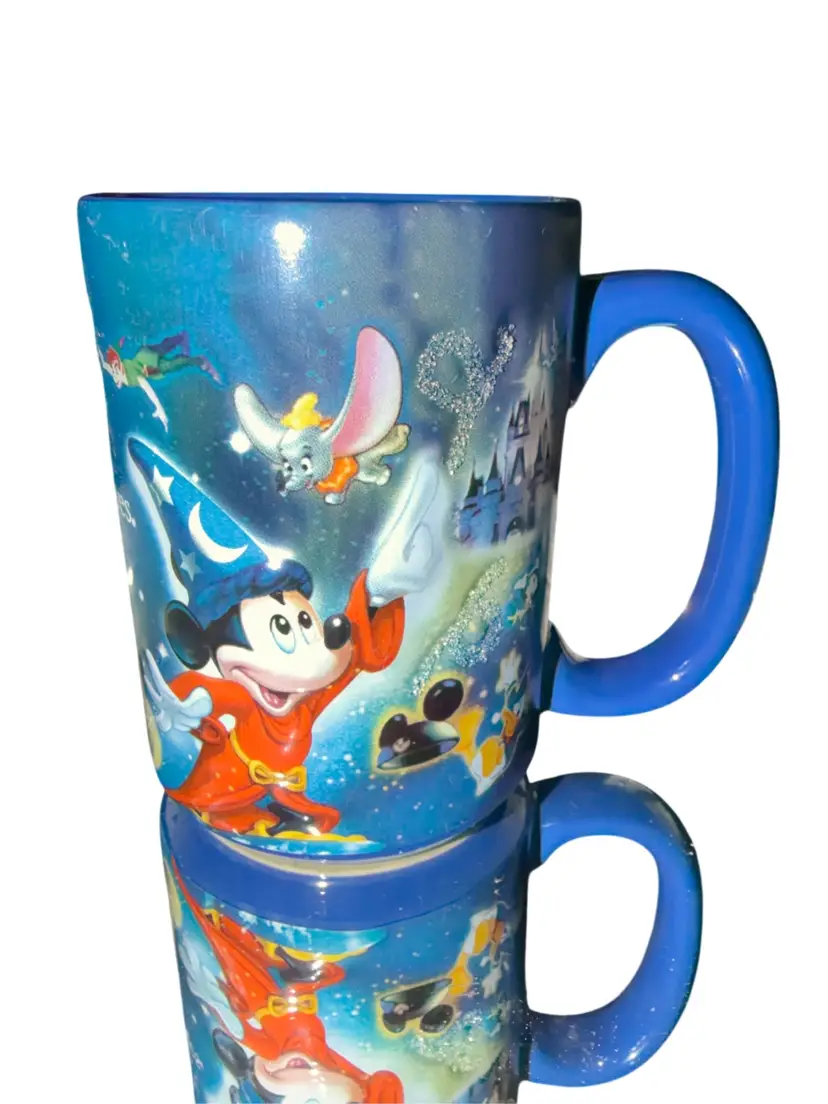 Disney Theme parks Mug Walt Disney World Mickey Mouse Large “ Where Magic Lives”