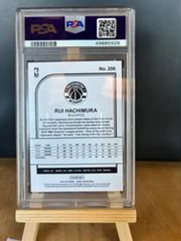 2019 Panini Hoops Rui Hachimura #206  PSA 9 [Rookie]