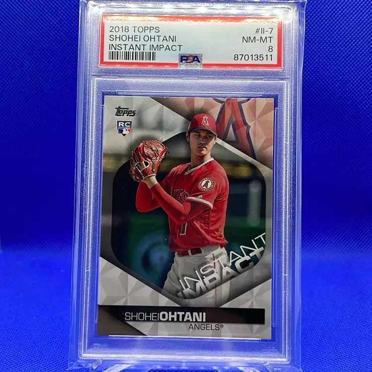 2018 Topps Shohei Ohtani Instant Impact RC PSA 8 Los Angeles Dodgers