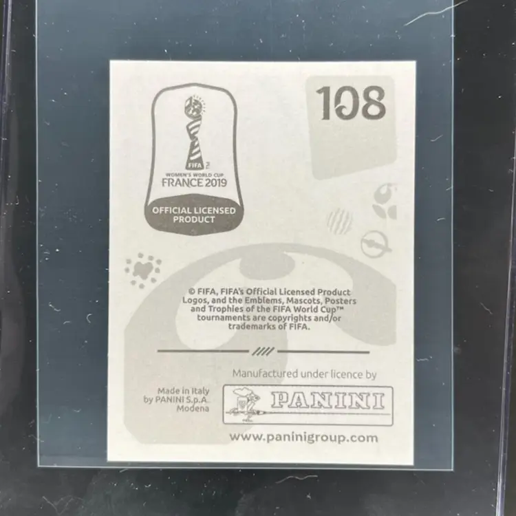 Giulia Gwinn 2019 Panini Women’s World Cup Sticker Germany Card