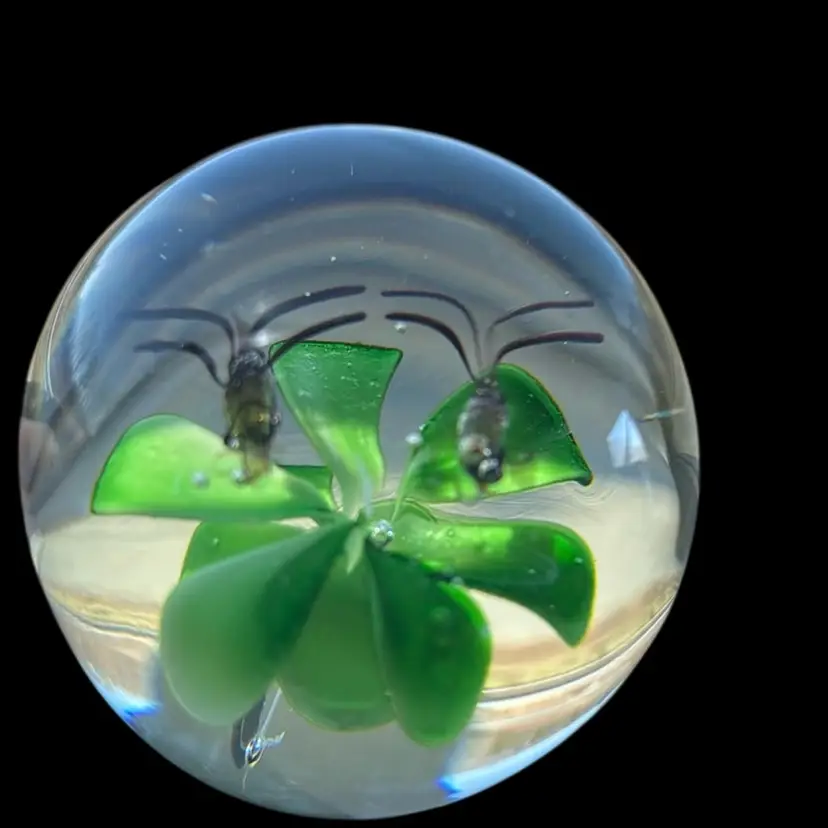 Tropical Plant And Bug Paper Weight