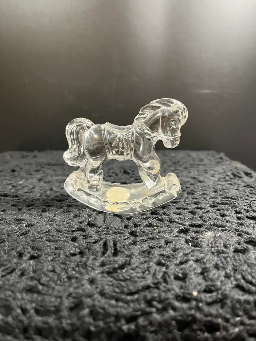 Princess House 24% Crystal Rocking Horse