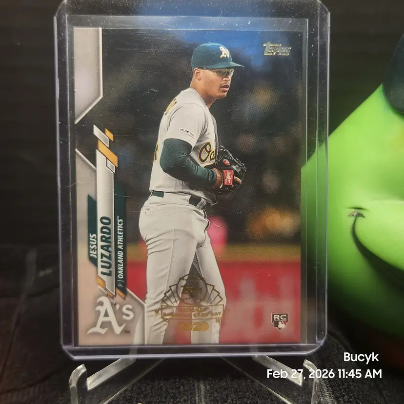 2020 Topps Update NBCD - Jesus Luzardo Oakland Athletics