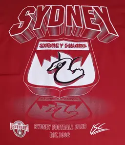 Sydney Swans Australian Football League t-shirt AFL 100th Century official merch