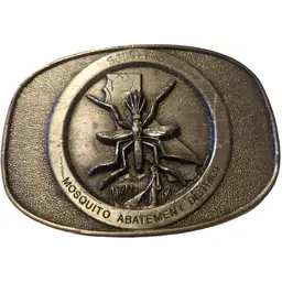 1983 Vintage Siskiyou Southeast Mosquito Abatement District Belt Buckle