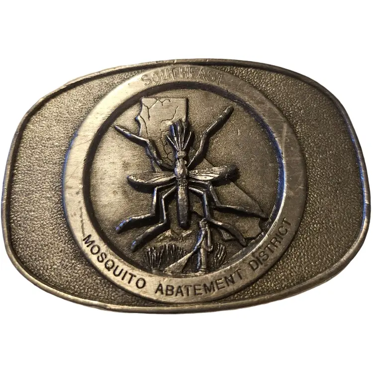 1983 Vintage Siskiyou Southeast Mosquito Abatement District Belt Buckle