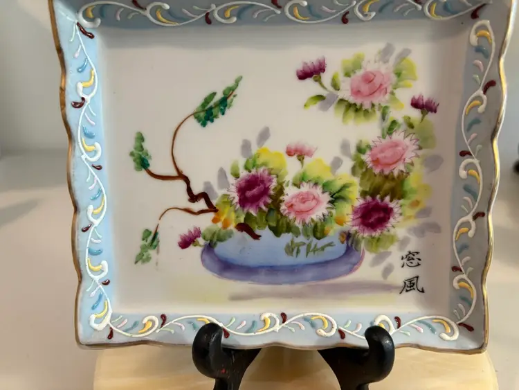 Vintage Hand Painted Tray