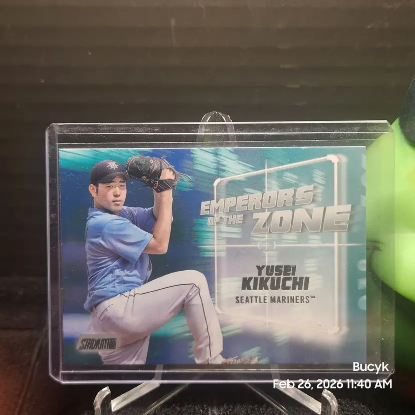 2019 Topps Stadium Club Emperors of the Zone - Yusei Kikuchi Seattle Mariners