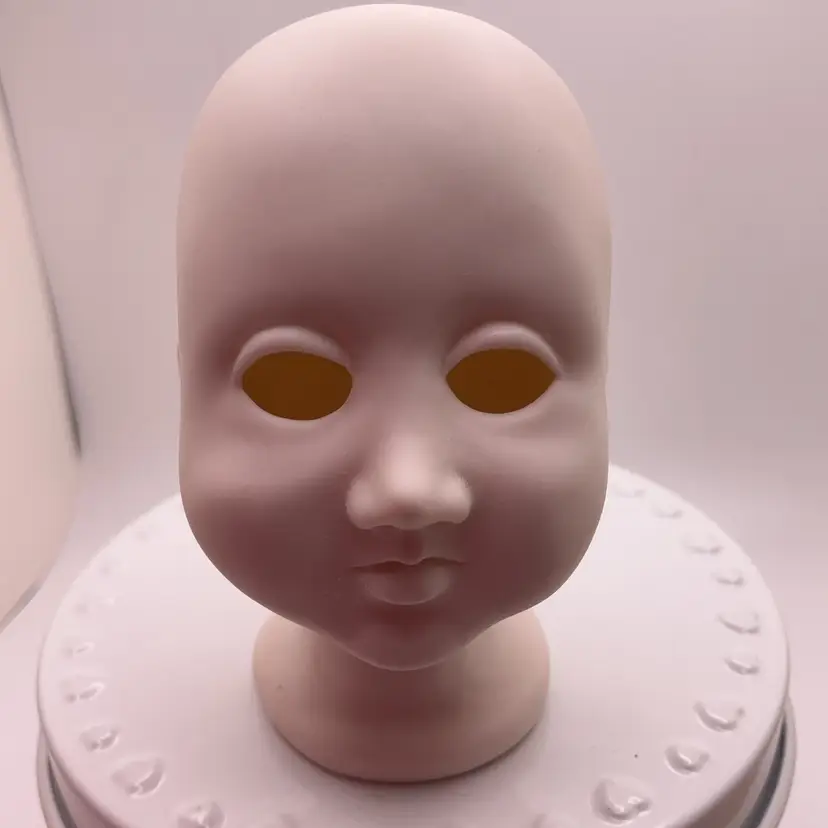 ODD VTG 1990 Klowns by Kay Doll Head Blank 3.25" Porcelain