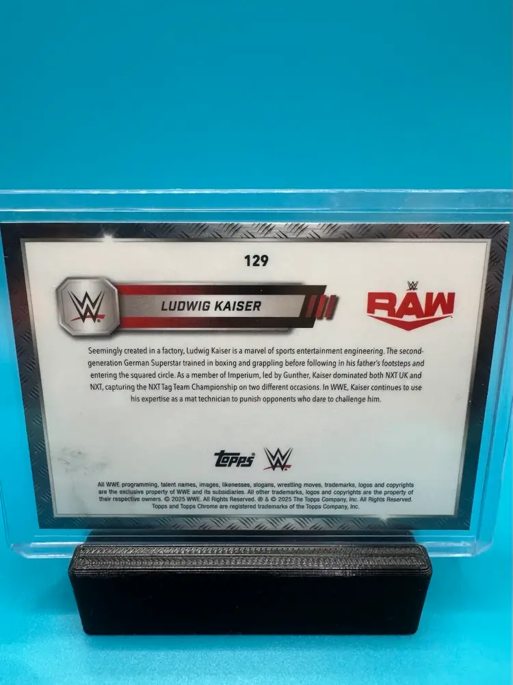 Ludwig Kaiser Topps Chrome Sepia Refractor
