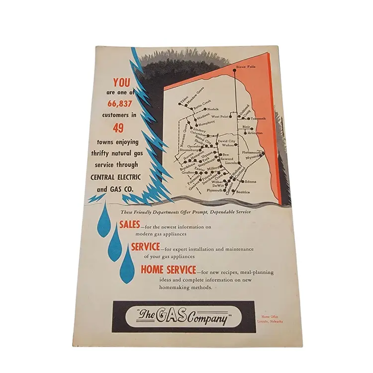 Christmas Recipes 1952 Cookbook By The Gas Company Vintage