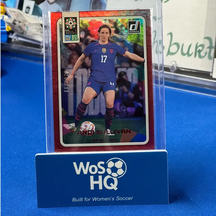 Andi Sullivan 2023 Donruss Women’s World Cup Red /299