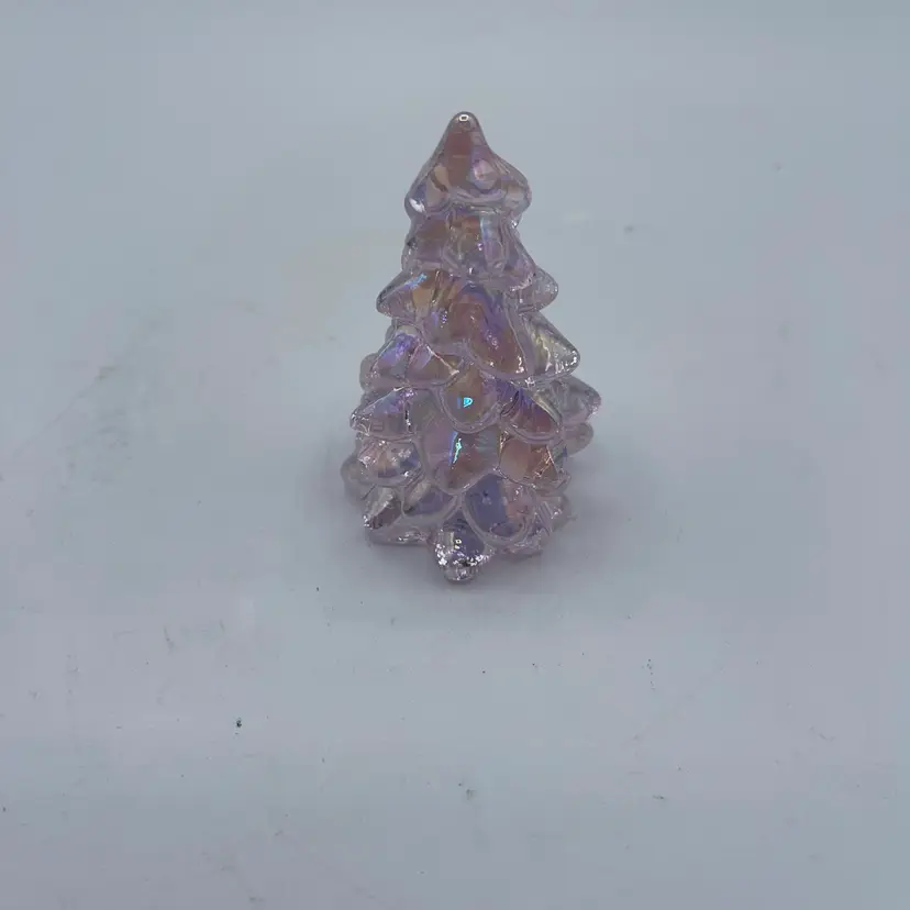 Mosser Glass Tree 2.75” Pink Carnival