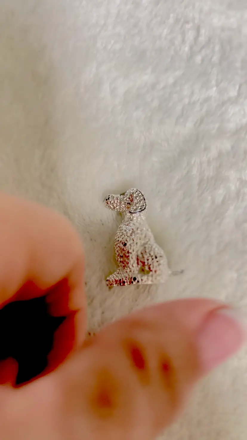 Anne Klein II Dog Brooch