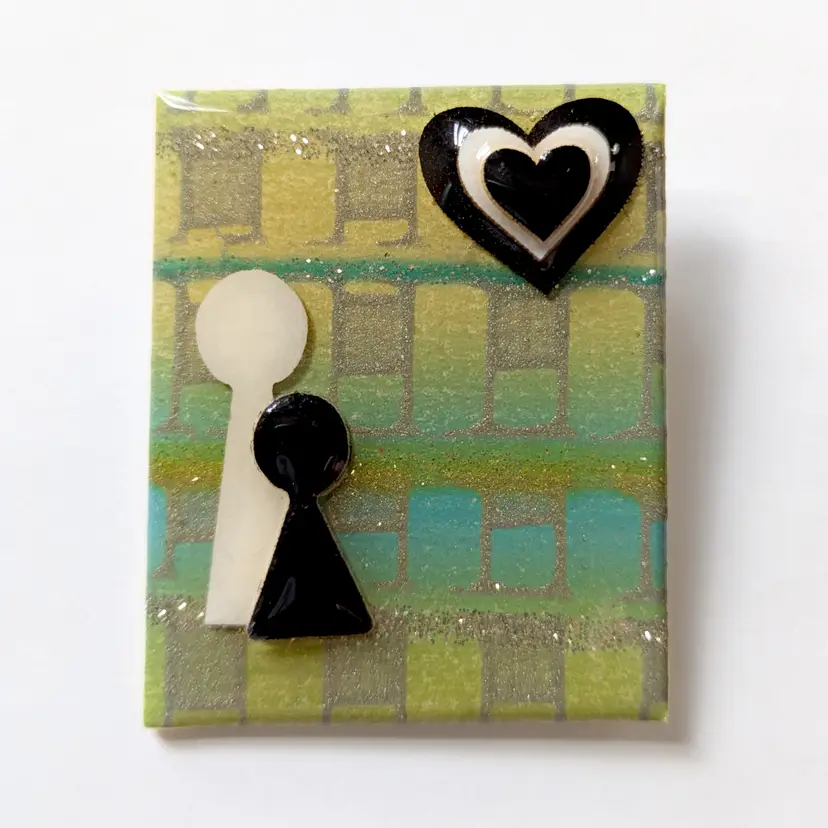 People Pins by Lucinda Brooch Vintage